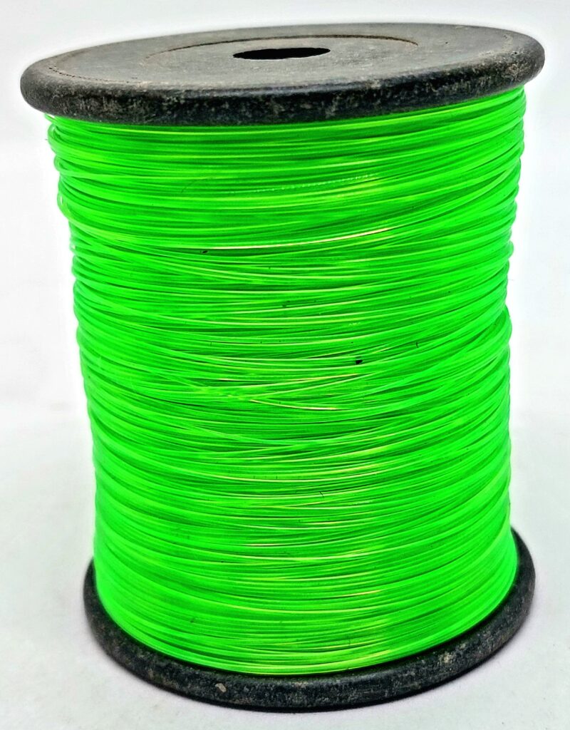 Light Green Non Elastic Nylon Beading Cords (0.5mm), Pack of 1 Spool - Approx 200 Meters