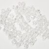 White Crystal Bicone 4mm(4f) Glass Beads - Sold As 400 Pcs