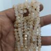 Roundelle Special Ceram/ Off White Ab Crystal 6Mm Glass Beads- Pack of 2 Strings (Approx. 150 Beads) - Image 2