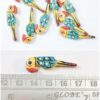 Yellow Green Wooden Parrots Beads Size 3.5 Cm - 25 Pieces - Image 2