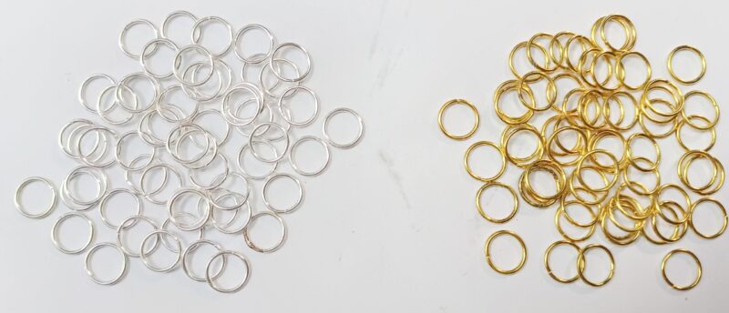 Golden/Silver Combo Open Jump Ring , 10MM - 500 Pieces Each