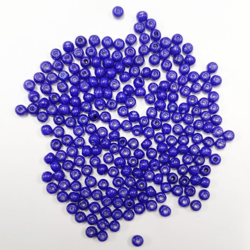 Preciosa Blue Seed Bead 8/0 (4.1Mm) - Pack Of 50 Grams