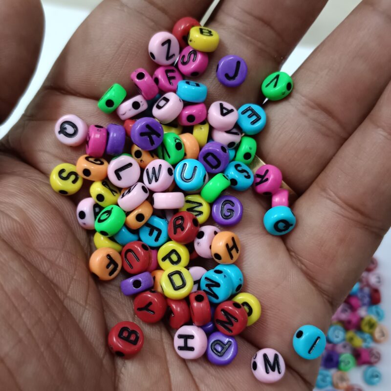 alphabet beads