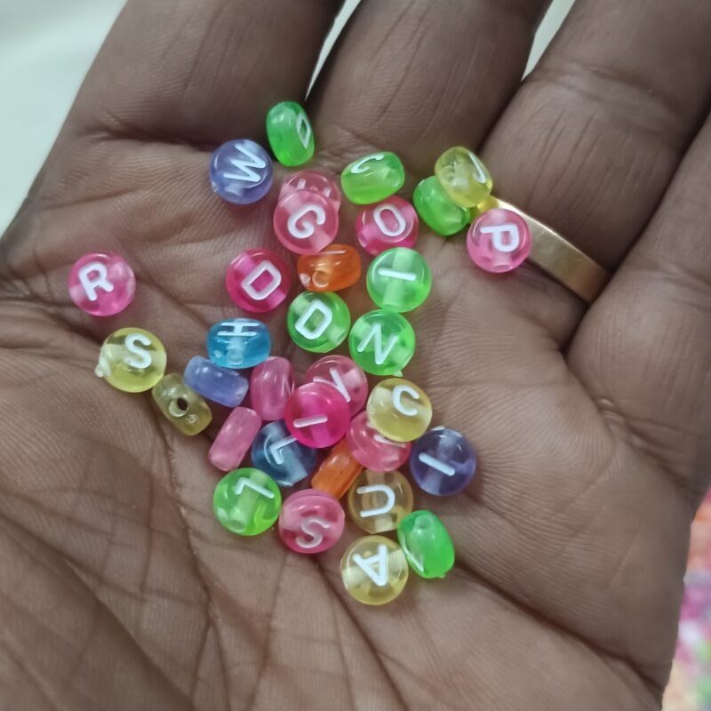 alphabet beads