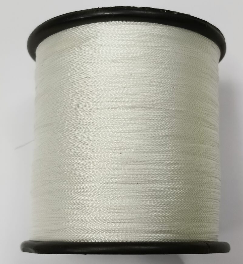 Para silk White Silk Thread 2-Ply - 1 Spool (Approx. 500 Mtr)