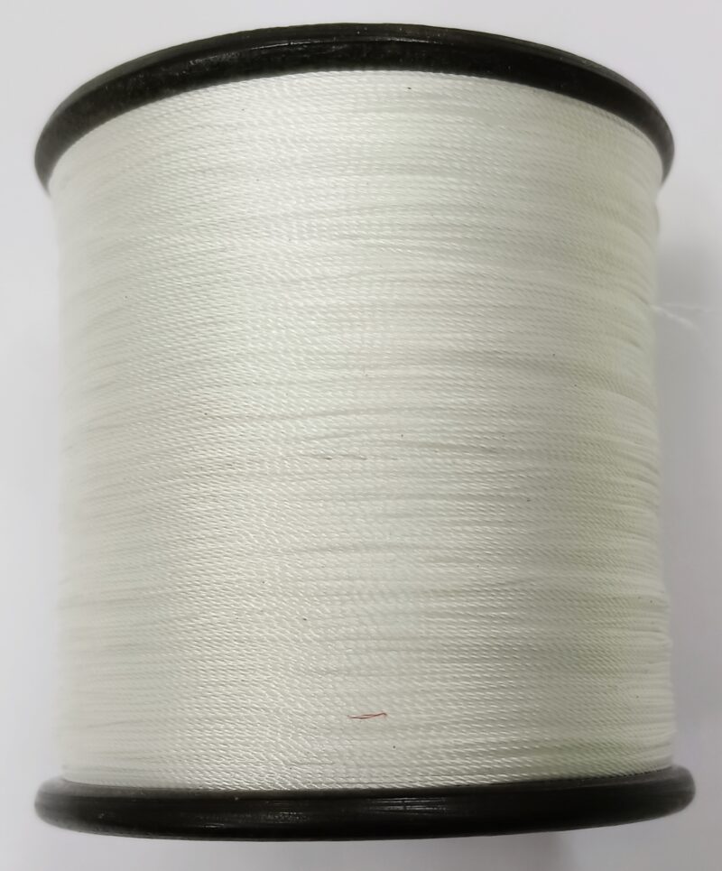 Para silk White Silk Thread 3-Ply - 1 Spool (Approx. 500 Mtr)