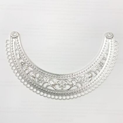 German Silver (G.S) Silver Plated Hasli 11Mm*6Mm – Pack of 2 Pieces