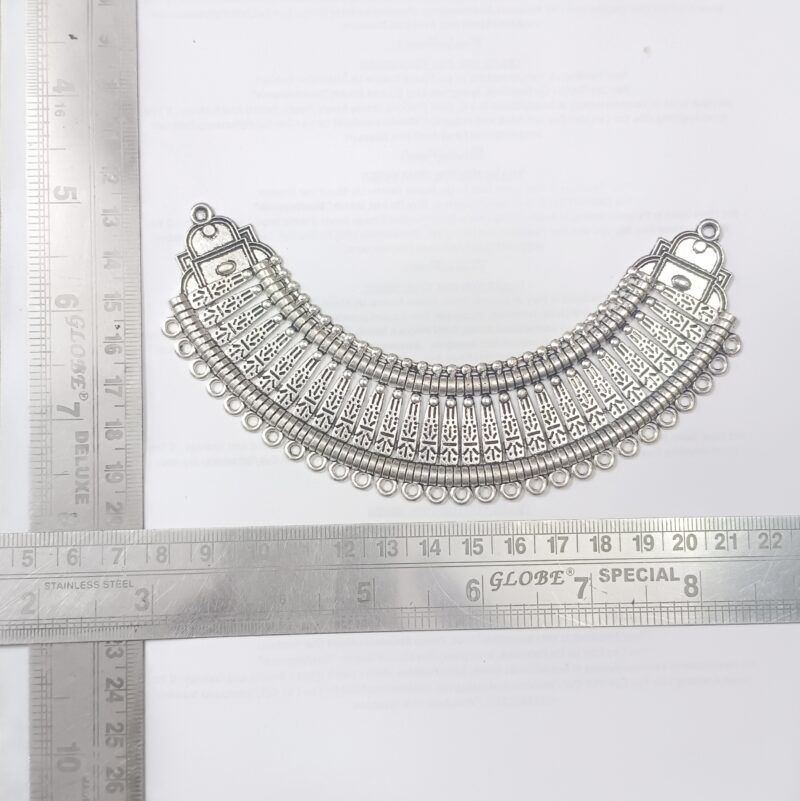 German Silver (G.S) Silver Plated Hasli 11Mm*6Mm – Pack of 2 Pieces - Image 2
