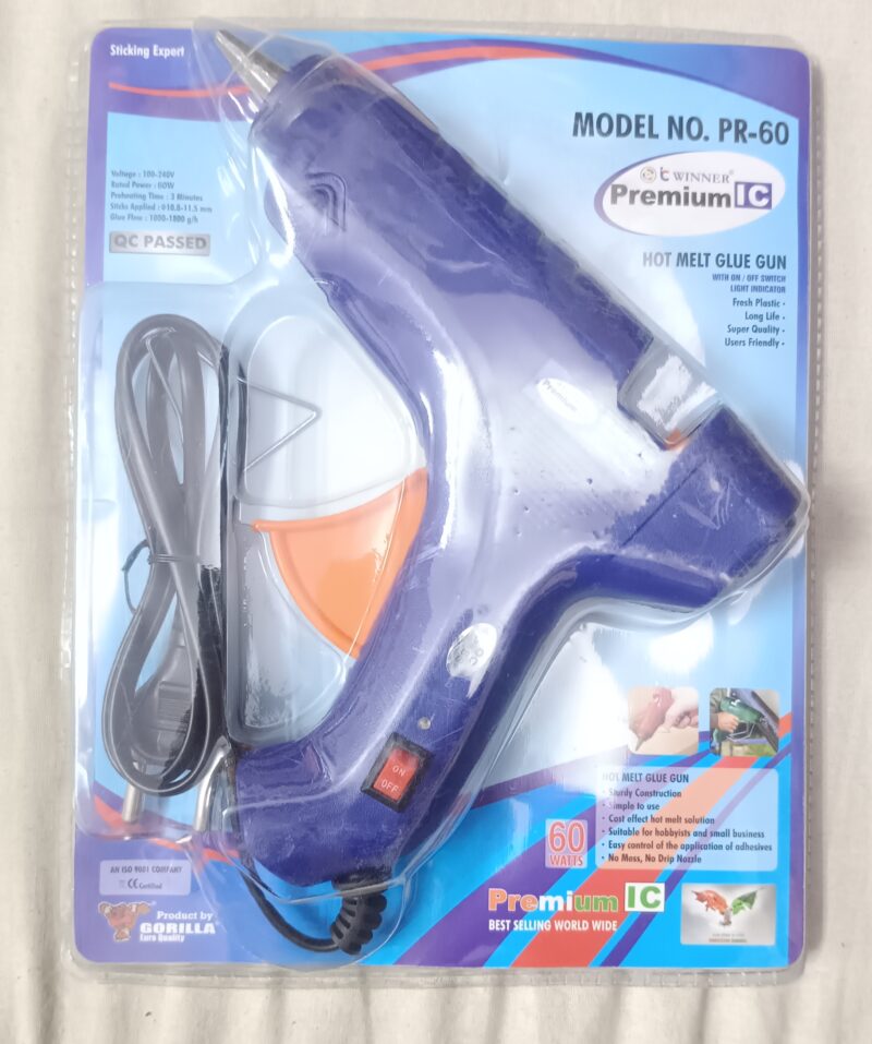 Hot Melt Glue Gun 150Watts With 2 Glue Stick - 1 Piece