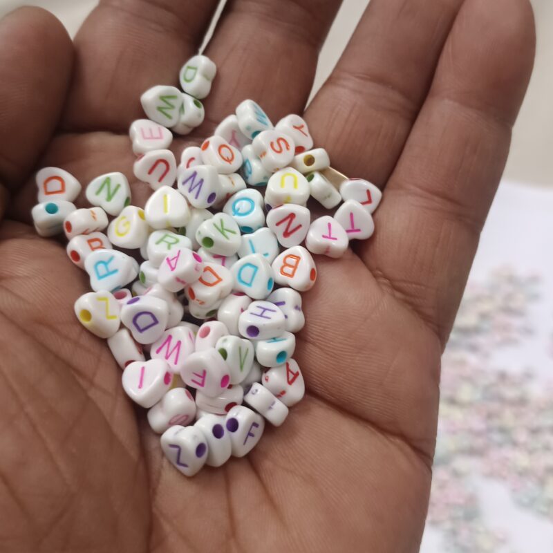 alphabet beads