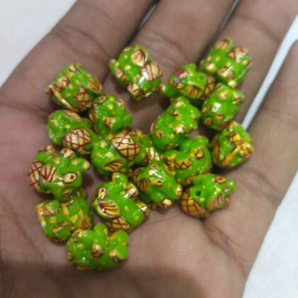 Green Elephant Beads